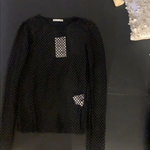 Mesh long sleeve